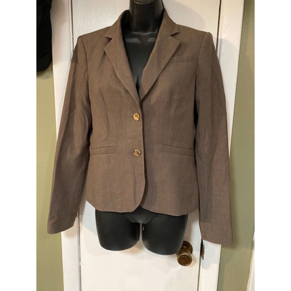 Women’s Brown Tailored Blazer Jacket